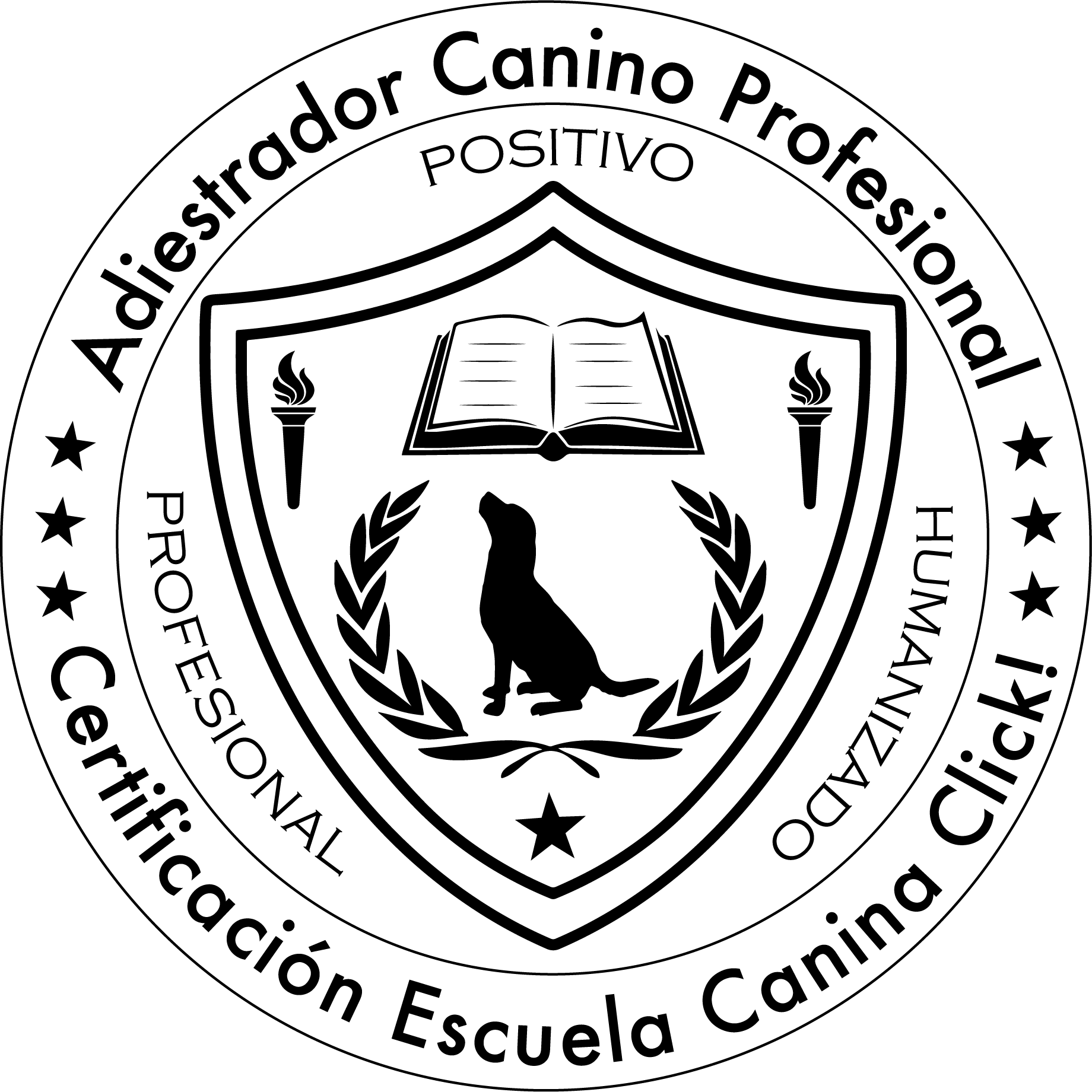 logo adiestrador certificado click