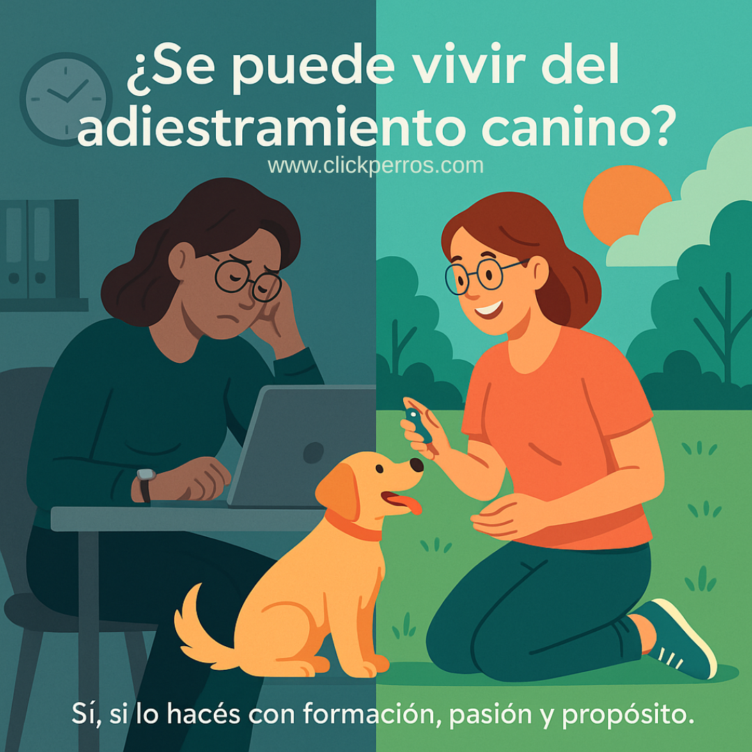 se puede vivir del adiestramiento canino, cuanto gana un adiestrador de perros, certificacion de adiestrador canino profesional